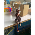 Miniatyrbillede 3 af 4: Harpiks Fe Figur Dekoration Have Dekoration Figurer Have Skulpturer