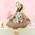 Miniatyrbillede 3 af 4: Chokolade Donut Pool Floats Sommer Svømme Ringe Oppustelige Rør til Voksne (90cm/35.5inch)
