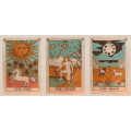Pikkukuva 3 / 5: Aurinko, kuu ja tähti tarot-seinävaatteet - esteettinen boheemi seinävaate