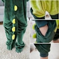 Pikkukuva 5 / 5: Lasten flanellipyjama-eläinasusetti Talvi Onesie Pojat Tytöt Cosplay Fancy Dre