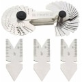 Miniatyrbillede 1 af 5: Gevindud, 52 stk. gevindstålskruetrækmåler Metrisk + Tomme 55° + 60°