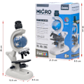 Miniatyrbillede 2 af 5: Børnemikroskop 1200x 400x 100x Eksperiment Mikroskop LED Mikroskop Legetøj S