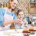 Miniatyrbild 3 av 5: 400 st jul cupcake wrappers, färgglada pappersbakformar för tårta