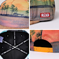 Pikkukuva 5 / 5: Miesten hatut Trucker Hat Flat Bill Baseball Cap Gaming Säädettävä lippalake