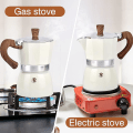Miniatyrbillede 5 af 5: Espressomaskine, 3 espressokopper Moka-kande - 5 oz (150 ml) Manuel cubansk kaffefilter