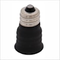 Miniatyrbilde 3 av 5: E12 til E14 lampebaseadapterkonverter, lampebaseadapter for glødelampe, LED, halogen energisparende lamper (10 stk, svart)