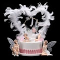 Miniatyrbilde 3 av 5: Tinkerbell-figuriner for pynt, bord, bil, kake, kontor, hjem - 3 stk