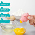 Miniatyrbilde 3 av 5: Silikon eggeskiller, skiller plomme fra eggehvite, svelg frigjøring, plomme