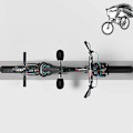 Pikkukuva 5 / 5: 1 Pari Liukumatonta Alumiiniseos Pyörän Tapit, BMX Tapit, Sylinterimäinen Jalkatuki