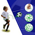 Pikkukuva 2 / 5: 2 kpl Solo Soccer Kick Trainer Jalkapallo Bungee Treeni Jongleerausverkko Soc