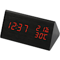 Miniatyrbillede 1 af 4: LED Digitalt Ur Alarmur Bord Lydstyring Elektronisk Ur