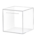 Miniatyrbild 1 av 4: Akryl spargris, transparent spargris, sparbössor för barn som inte öppnas, spargris för vuxna barn flickor pojkar födelsedagspresent - 12×12×12 cm