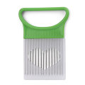 Miniatyrbilde 5 av 5: Tomat Løk Grønnsak Sitron Potet Assistent Holder Slicer, Rustfritt Stål