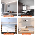 Miniatyrbild 5 av 5: Mini tak- och väggprojektorfäste 360° rotation justerbar