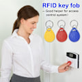 Miniatyrbild 5 av 5: 30 st Access Control Nyckelbricka RFID-Tagg 125kHz ID RFID-Tagg ABS Dörr RFID-Brickor Programmerbar Närhetskontrollkort för Access Control System (3 Färger