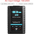 Miniatyrbillede 2 af 5: B3 20W 1.6A Pro Balance-lader til 2S 3S 7.4V 11.1V Lithium LiPo Batteri Mini Bærbar RC Flyvemaskine Lader - Sort