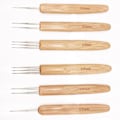 Pikkukuva 2 / 5: 6 kappaletta Dreadlock-virkkuukoukkua 0,5 mm 0,75 mm Hiusten Dreadlock-neula