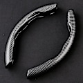 Miniatyrbild 3 av 5: 2 st ersättningskolfiber lastbil Suv Universal Anti Slip ratt