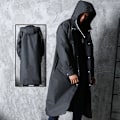 Miniatyrbillede 2 af 4: Regn Poncho Neutral Regnfrakker Bær En Over-The-Top Bred Br