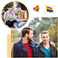 Miniatyrbillede 5 af 5: 30 stk. Pride Rainbow Enamel Lapel Pin Sæt - 15 stk. Rainbow Pride Flag L