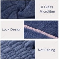 Miniatyrbilde 4 av 5: 2PC Mikrofiber Hår Tørkehetter, Ekstra Myk & Ultra Absorberende, Rask Tørking