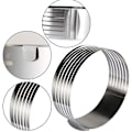 Miniatyrbillede 2 af 4: Ring Cutter Lagkage Slicer, Justerbar Ring 7 Lag Mousse