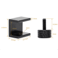 Miniatyrbillede 2 af 4: 4 stk. Glasplade Clips Glashyldebeslag Aluminiumlegering Varmt Seng Glasplade Montering Beslag Til 3D-printer Justerbar 3D-printer Tilbehør