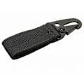 Miniatyrbilde 3 av 4: 5 stk beltekarabiner, nylonvev med nøkkelring anti-friksjon taktisk vest spenne 10 cm for utendørs, camping, fotturer, 10,5 * 2,5 cm