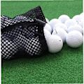 Miniatyrbillede 2 af 5: Golfboldposer 2 stk Nylon Nylon Snørebånd Net Opbevaringspose 22*20cm