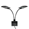 Miniatyrbillede 1 af 5: Fisketank Clip-on lys med inline timer, klemme akvarielys med hvid