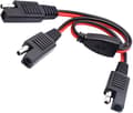1 till 2 Splitterförlängningskabel, 14awg Strömadapter Sae-kontakt Solpanel Sp