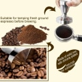 Miniatyrbillede 3 af 5: Rustfrit stål kaffemaskine Tamper Barista Espresso Tamper 51 mm Base Coffee Bean
