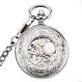 Pikkukuva 3 / 3: Mekaninen taskukello Steampunk-taskukellot Retro Skeleton P