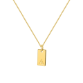 Miniatyrbild 1 av 5: Halsband med initialer 14K guldpläterat bokstavshalsband delikat guld namn