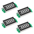 Miniatyrbild 1 av 4: 4 Stycken Batterikapacitetsindikator Modul 3-34V Batteriladdningsindikator Modul 5mA Kompatibel med 1S 2S 3S 4S 5S 6S 7S 8S