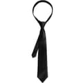 Miniatyrbillede 5 af 5: Mænds slips Solid Pure Color Plain Formal Black Slips til mænd