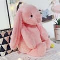 Blomster plys kanin bamse pink 53cm 0.36kg