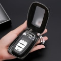 Miniatyrbillede 3 af 4: Universal Premium Bilnøgle Etui Ægte Læder Bil Smart Nøgle