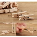 Miniatyrbilde 3 av 5: 100 Mini Tenger i Naturlig Trehåndverkstenger Agrave; Linhåndverkstenger