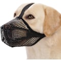 Miniatyrbillede 1 af 5: Hunde snude, blød mesh snude til små mellemstore store hunde labrador tysk sh