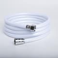 2m PVC-duschsslang, universell ersättning, G1/2-slang, högtrycksbeständig