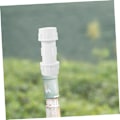 Miniatyrbilde 3 av 4: 2 stk PVC Vannforsyningsrørbeslag PVC Rørkoblinger PVC Rørkobling Vanningslangekobling PVC Rørkobling Hvit, 147*40mm