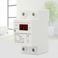 Miniatyrbillede 2 af 9: Spændingsregulator, 230V 40A Automatisk Genopretning Overspændings- og Underspændingsbeskyttelsesenhed DIN-Skinnemonteret Beskytter