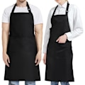 Pikkukuva 3 / 3: Unisex Keittiöesiliina Kahdella EtuTaskulla Ruuanlaittoon, Grillaukseen, Ravintolaan, Lihakauppaan