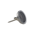 Miniatyrbillede 4 af 4: Grilltermometer til kulgrill, 50 mm rustfrit stål pizzatermometer, reservedele til grill