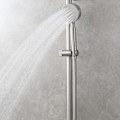 Miniatyrbilde 5 av 5: Dusjhodeholder, Justerbar Høyde Dusjhodeholder, 360° Svingbar Universal Dusjbrakett Solid Børstet 304 Rustfritt Stål Erstatning for Φ25m