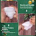 Miniatyrbillede 2 af 6: 3D Julelysform i Silikon - Lysform til Lysfremstilling - Julelysform i Silikon til Lysfremstilling - DIY Håndværk Dekoration (Elg)