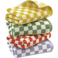 Miniatyrbild 1 av 5: Handdukar för badrum 4-pack, bomulls handdukar mjuka absorberande för spa