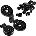 Miniatyrbillede 3 af 4: 40 stk./parti Plast Skyggeklud Clips Solskærm Clips Drivhus Have Udendørs