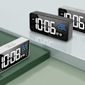 Miniatyrbild 2 av 3: LED Digital Väckarklocka, Elektronisk Väckarklocka med Temperaturstyrd